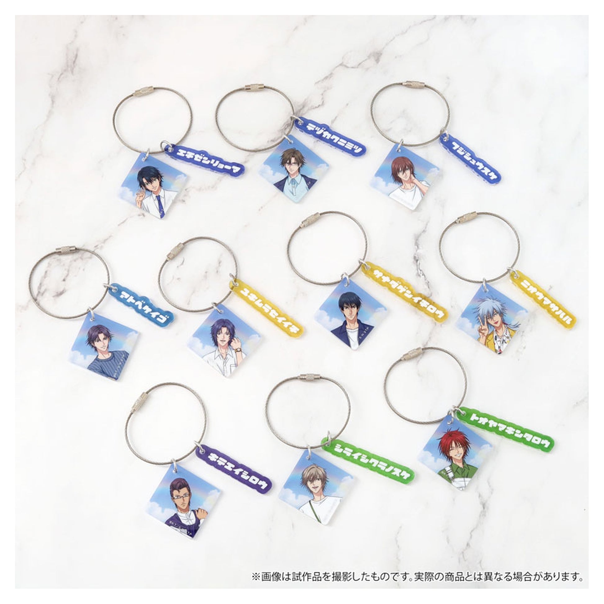 The New Prince of Tennis Acrylic Keychain Collection 10Pack BOX - Image 1