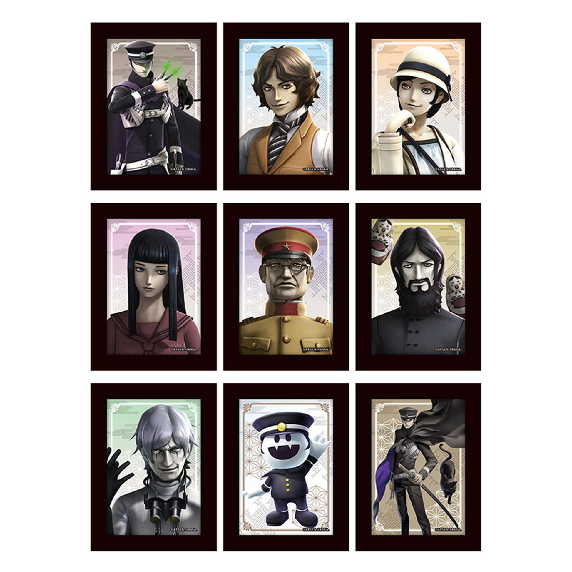 RAIDOU Remastered: The Mystery of the Soulless Army Tradable Frame Magnets - Complete Set - Image 1