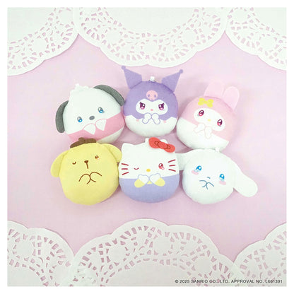 Sanrio Characters Cushion Keychain 12 Pack Box - Image 1