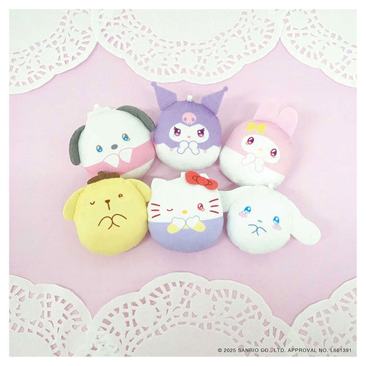 Sanrio Characters Cushion Keychain 12 Pack Box - Image 1