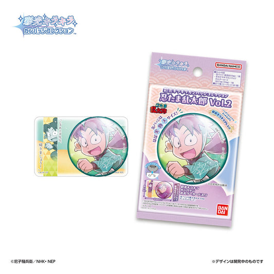 Super Shiny Tin Badge Collection Nintama Rantaro Vol.2 10Pack BOX - Image 1