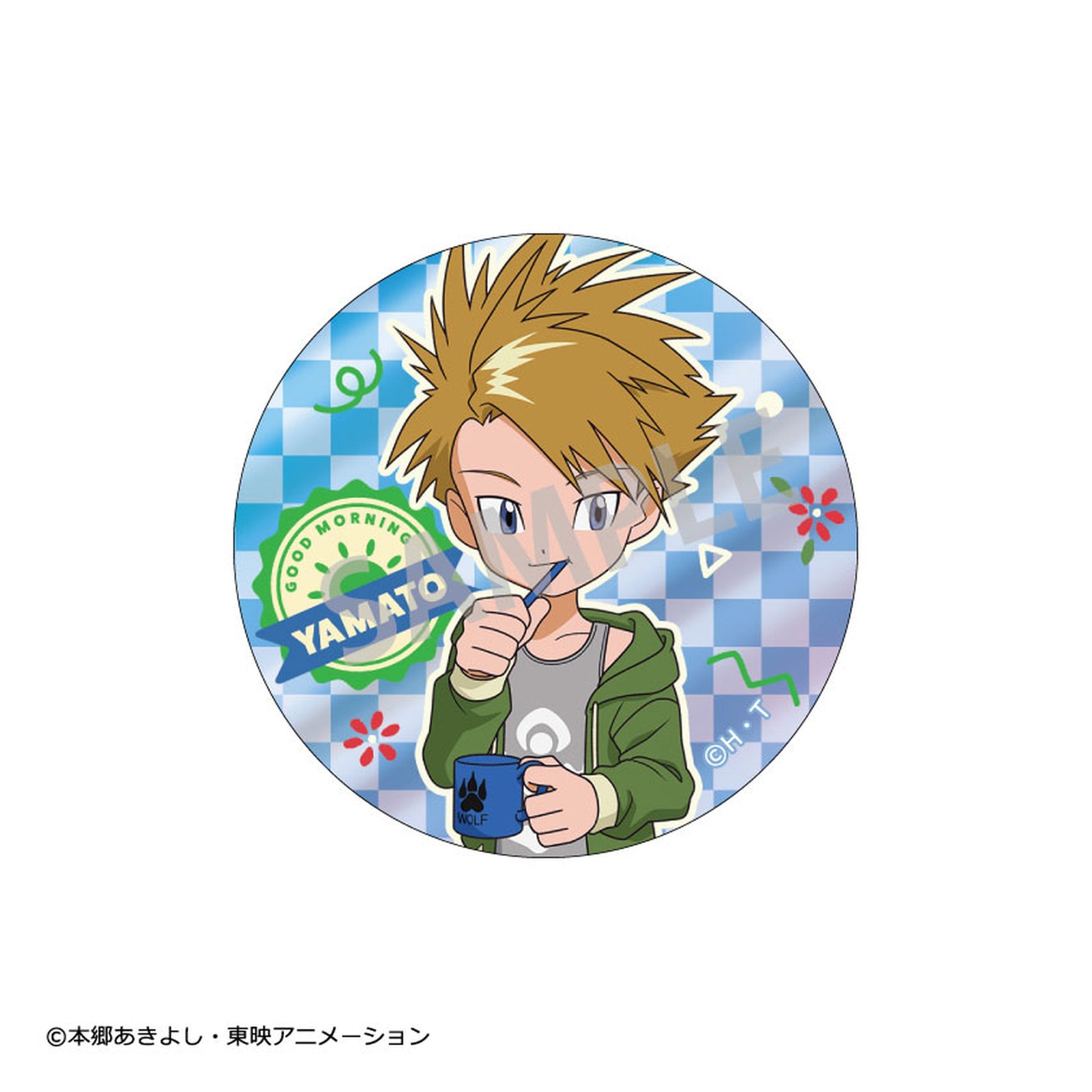Digimon Adventure Trading Metallic Tin Badge vol.2 Waking Up 8Pack BOX - Image 1