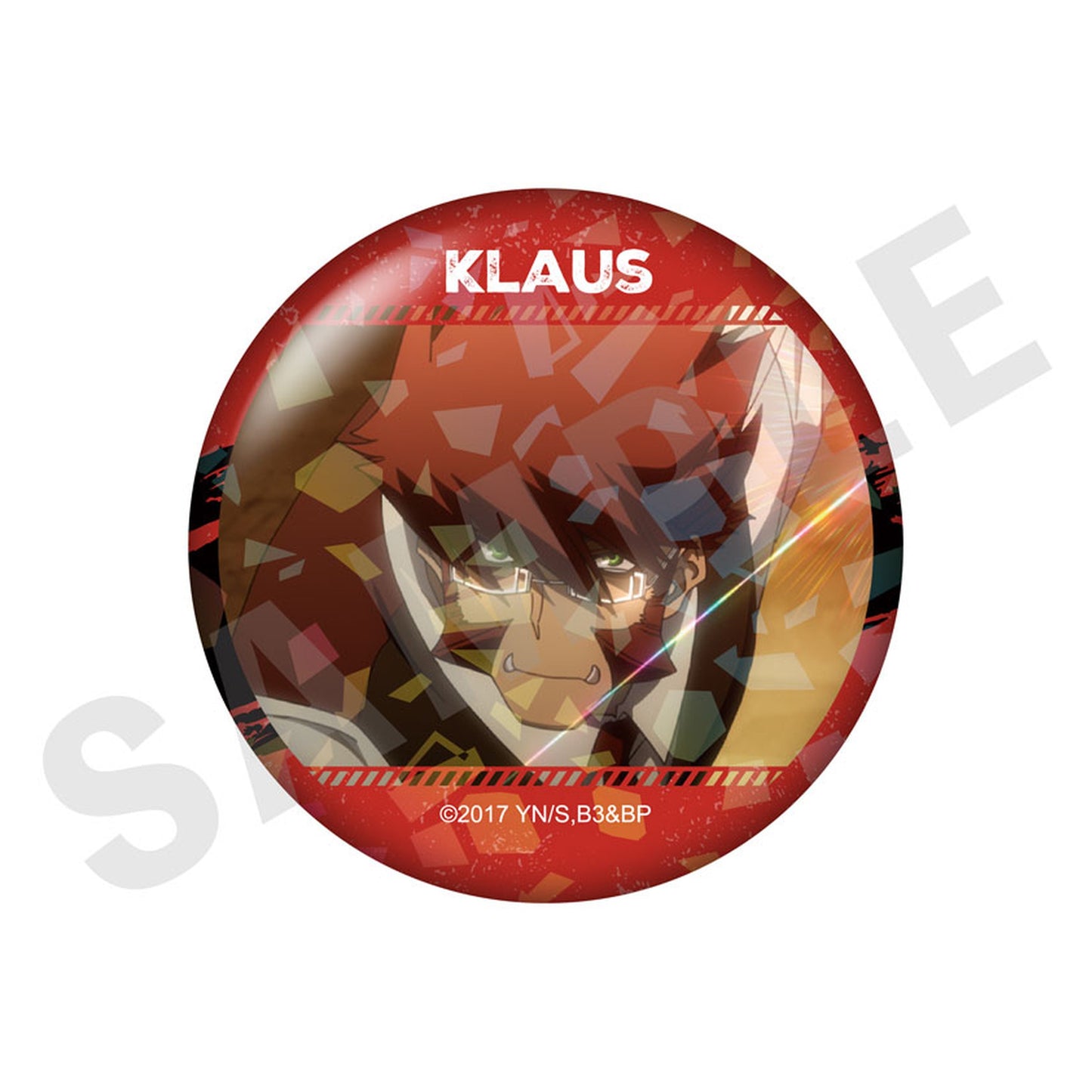 Blood Blockade Battlefront & BEYOND Trading Hologram Tin Badge 10Item Set - Image 1