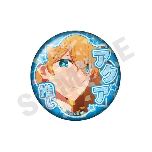 Oshi no Ko Trading Hologram Oshi Tin Badge vol.2 Aqua 8 Item Set - Image 1