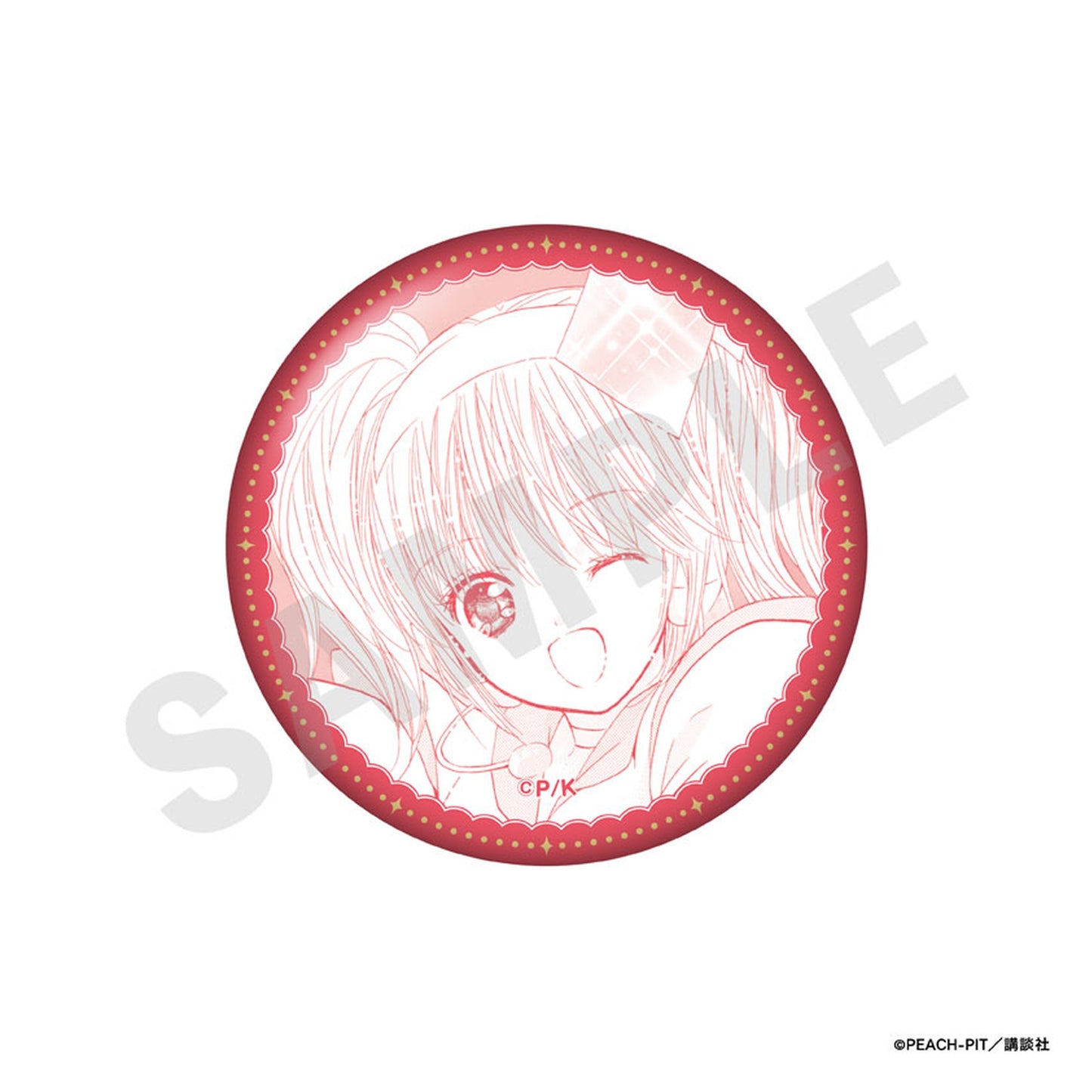 Shugo-chara! Trading Oshi Tin Badge Amu Hinamori Ver. 8Pack BOX - Image 1