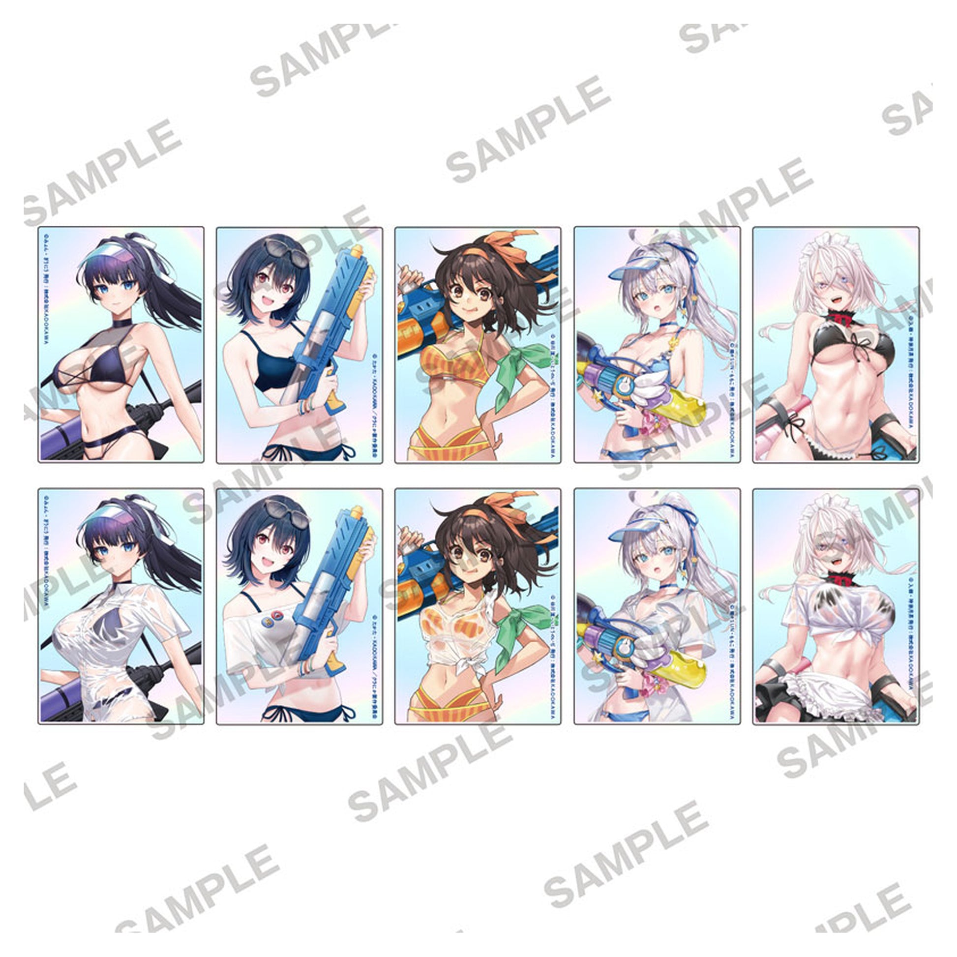 Sneaker Bunko Kirameki Tokimeki Splash Parade Tradable Aurora Acrylic Cards [1 Pack] - Image 1