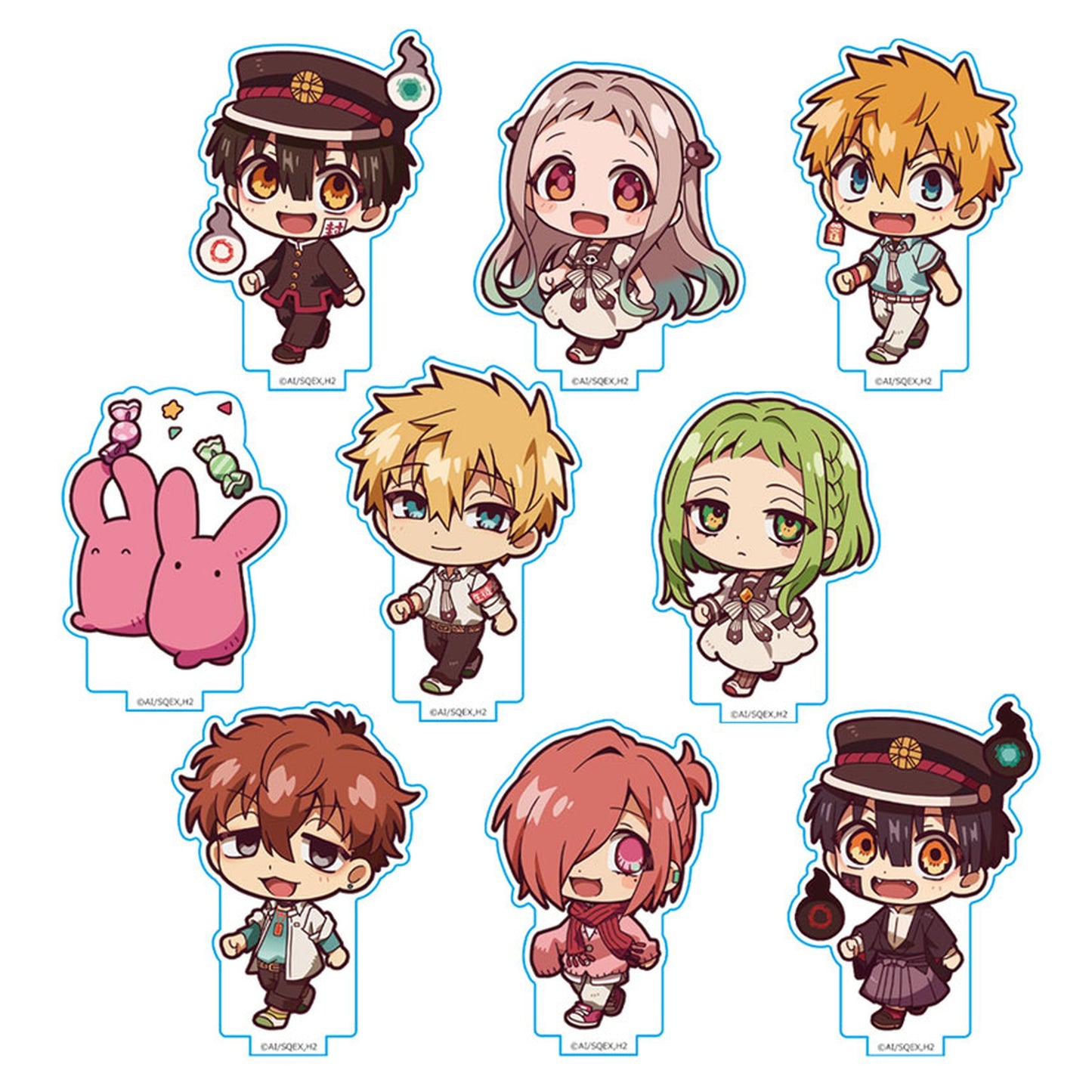 Jibaku Shounen Hanako-kun Tsuitekku Acrylic Stand Collection 9Pack BOX - Image 1