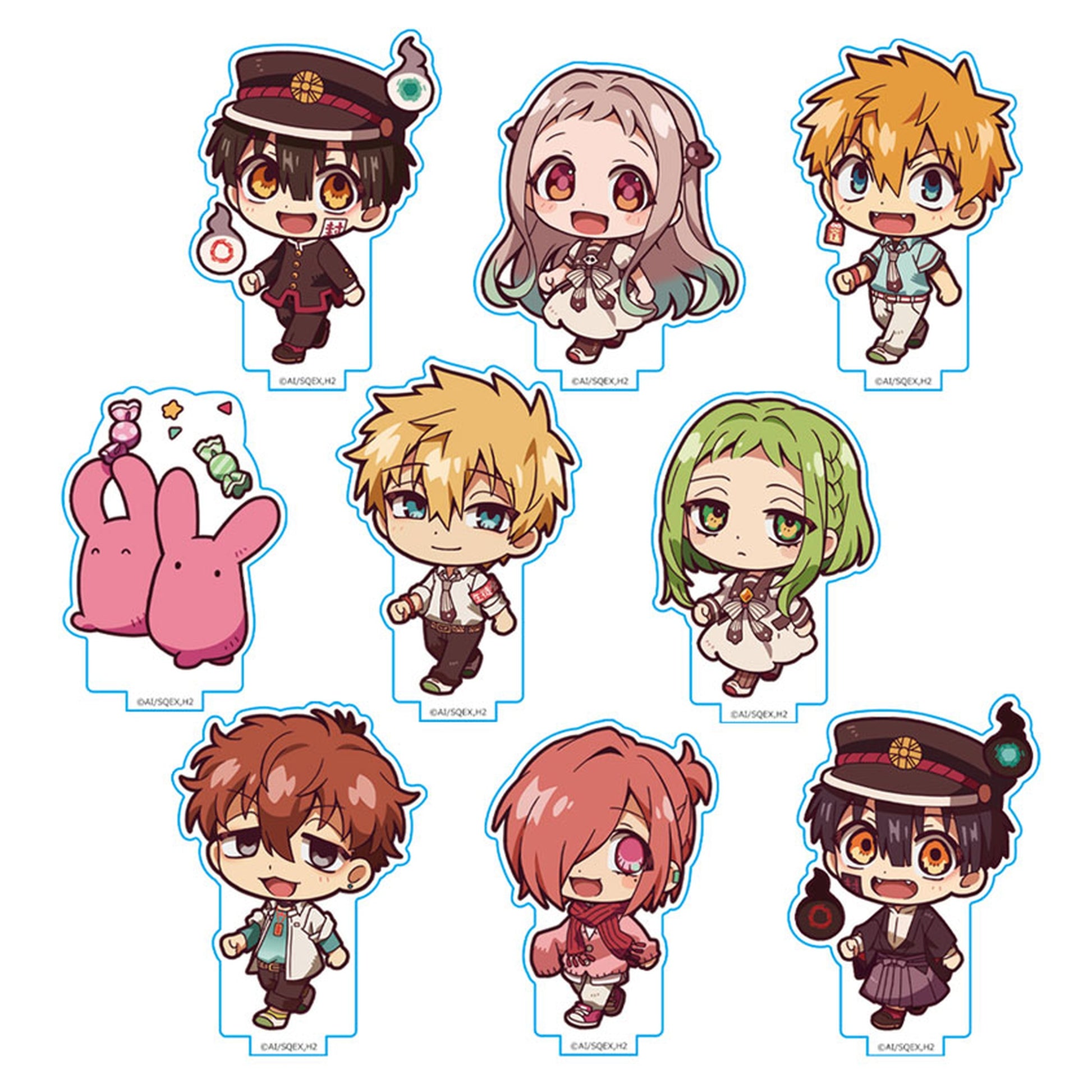 Jibaku Shounen Hanako-kun Tsuitekku Acrylic Stand Collection 9Pack BOX - Image 1
