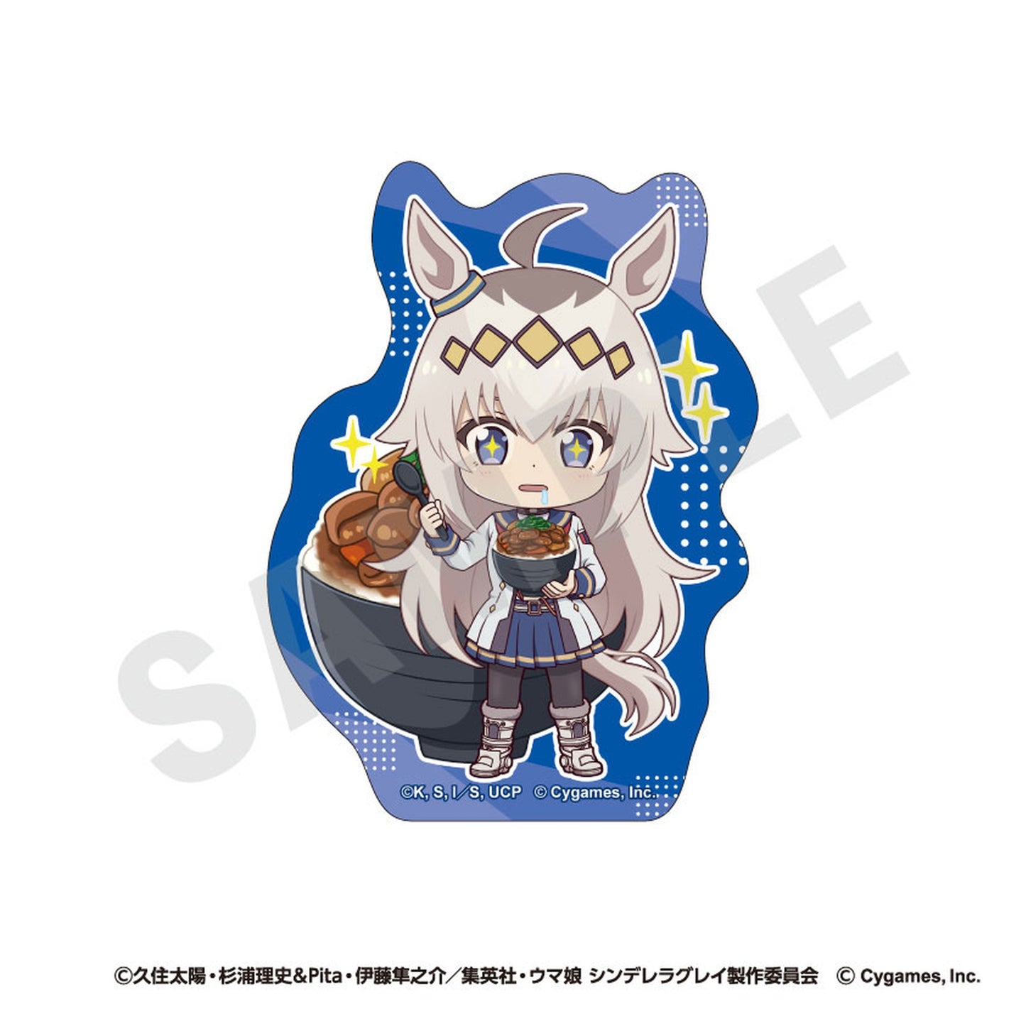 Uma Musume Cinderella Gray LoveIt! Series Diecut Sticker Set (9 Items) - Image 1