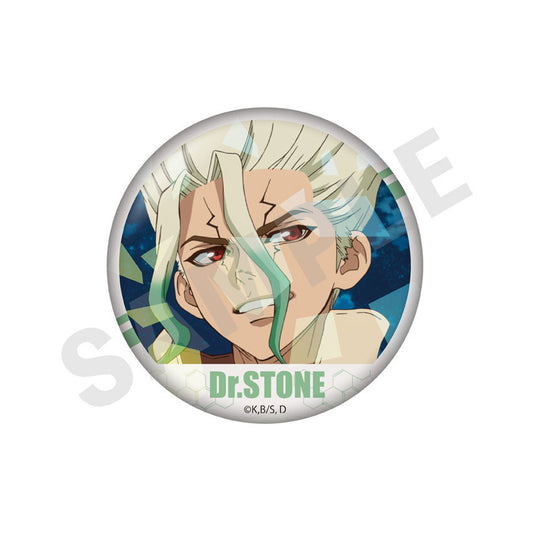 "Dr. STONE" Trading Shiny Scene Photo Tin Badge 10Pack BOX - Image 1
