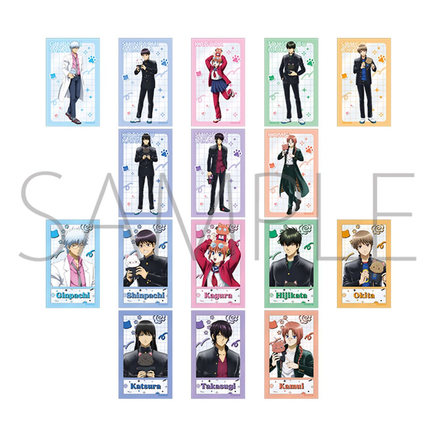 3-nen Z-gumi Ginpachi-sensei withCAT Clear Sheet Collection 8Pack BOX - Image 1
