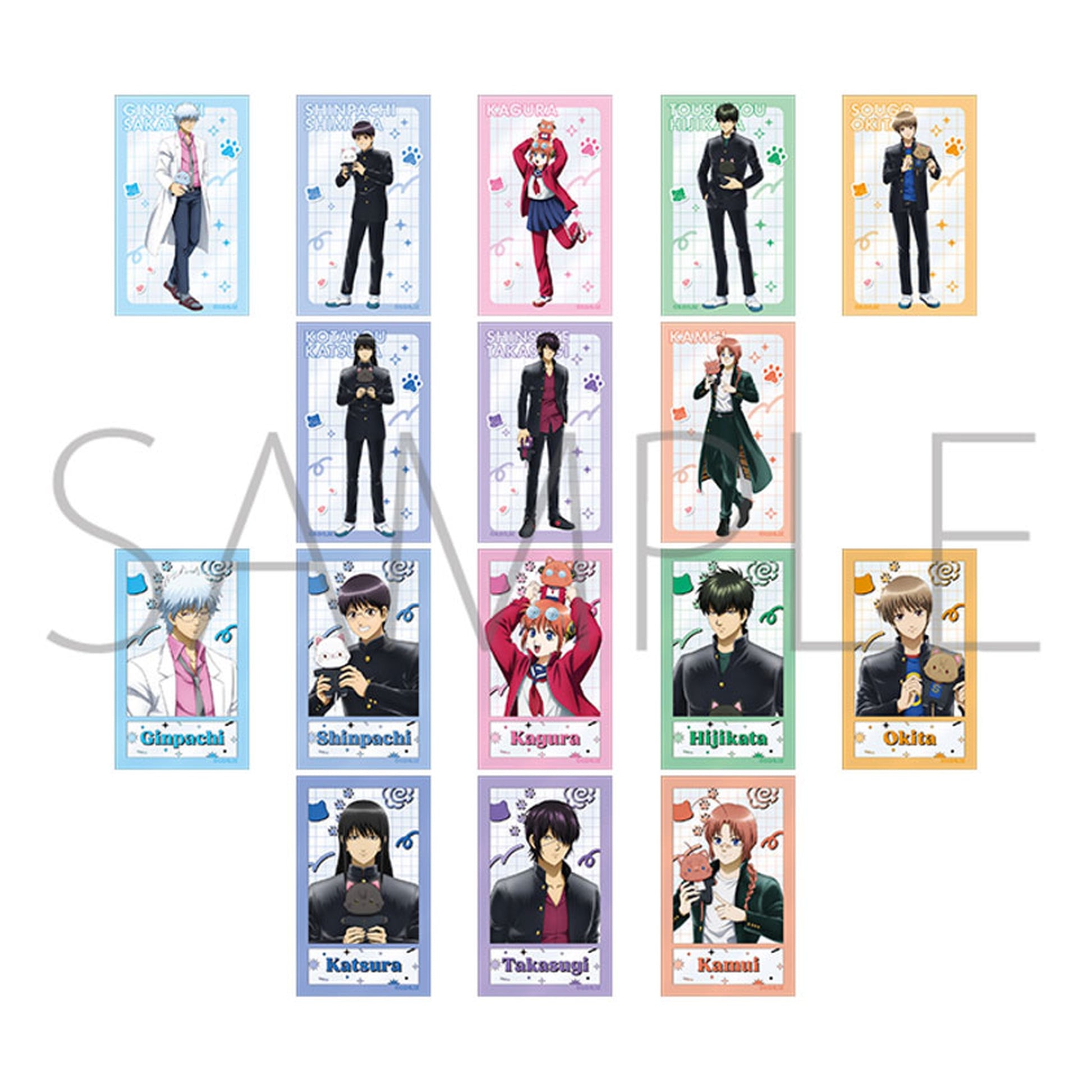 3-nen Z-gumi Ginpachi-sensei withCAT Clear Sheet Collection 8Pack BOX - Image 1