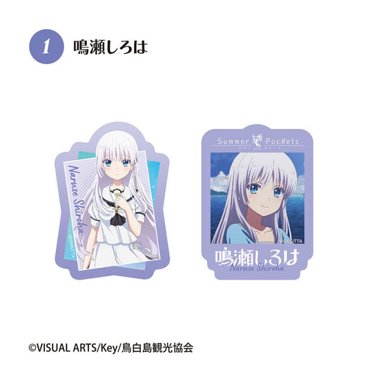 "Summer Pockets" W Diecut Clear Sticker 15 Pack Box (Candy Toy) - Image 1