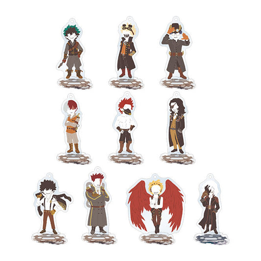 My Hero Academia Acrylic Keychain w/Trading Stand Yuru Palette 10Pack BOX - Image 1