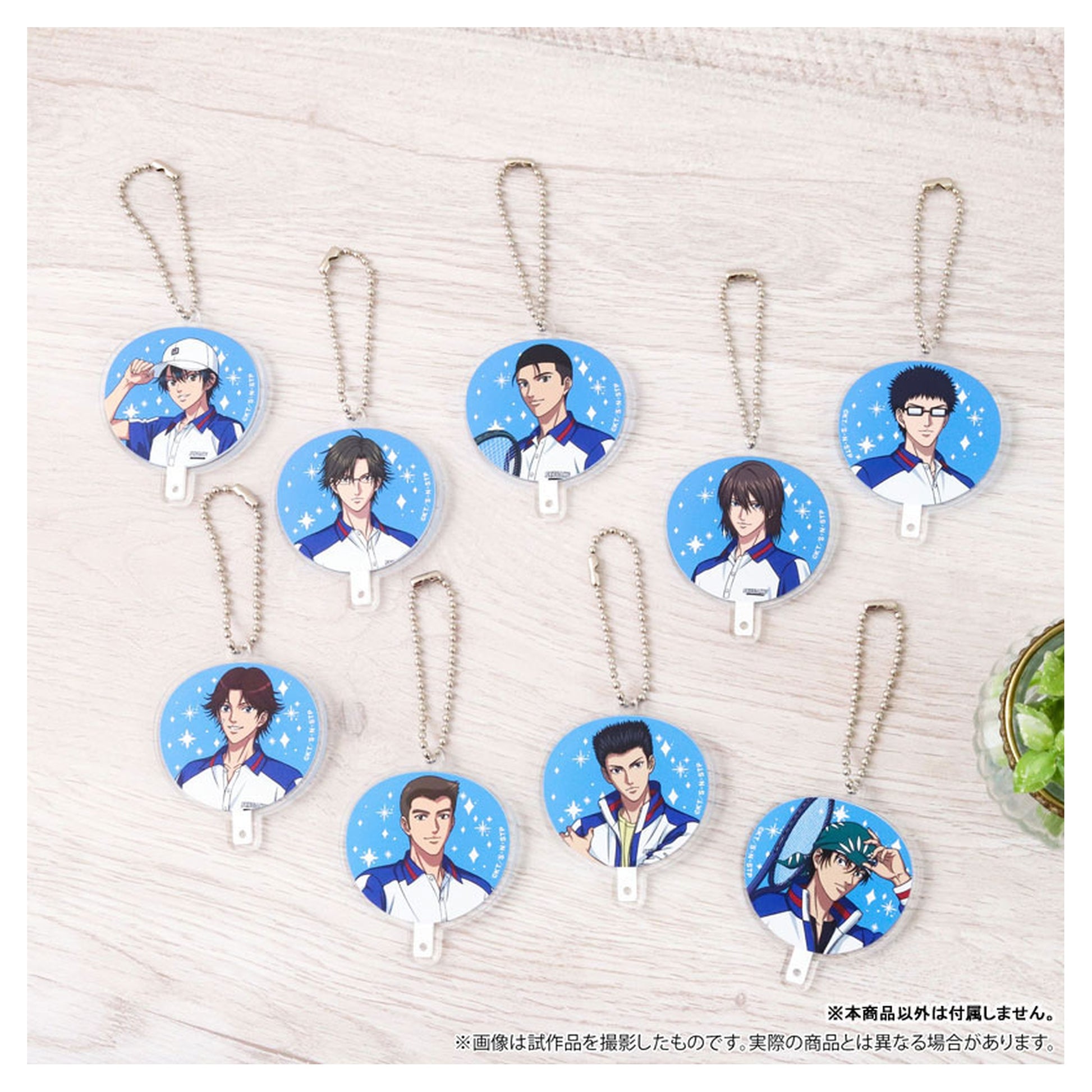 The New Prince of Tennis Acrylic Keychain Collection Seigaku 9Pack BOX - Image 1