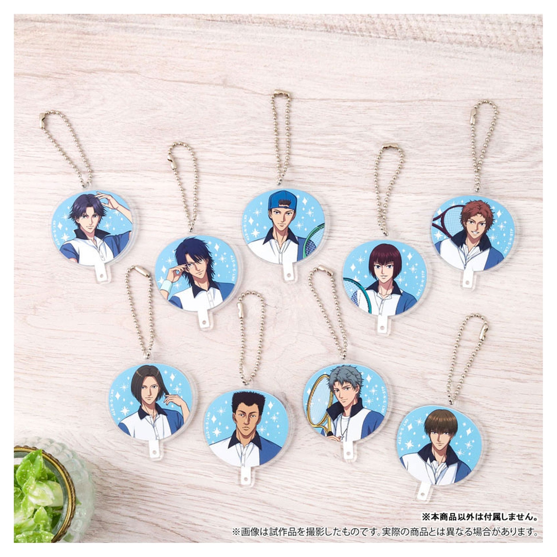 The New Prince of Tennis Acrylic Keychain Collection Hyotei 9Pack BOX - Image 1