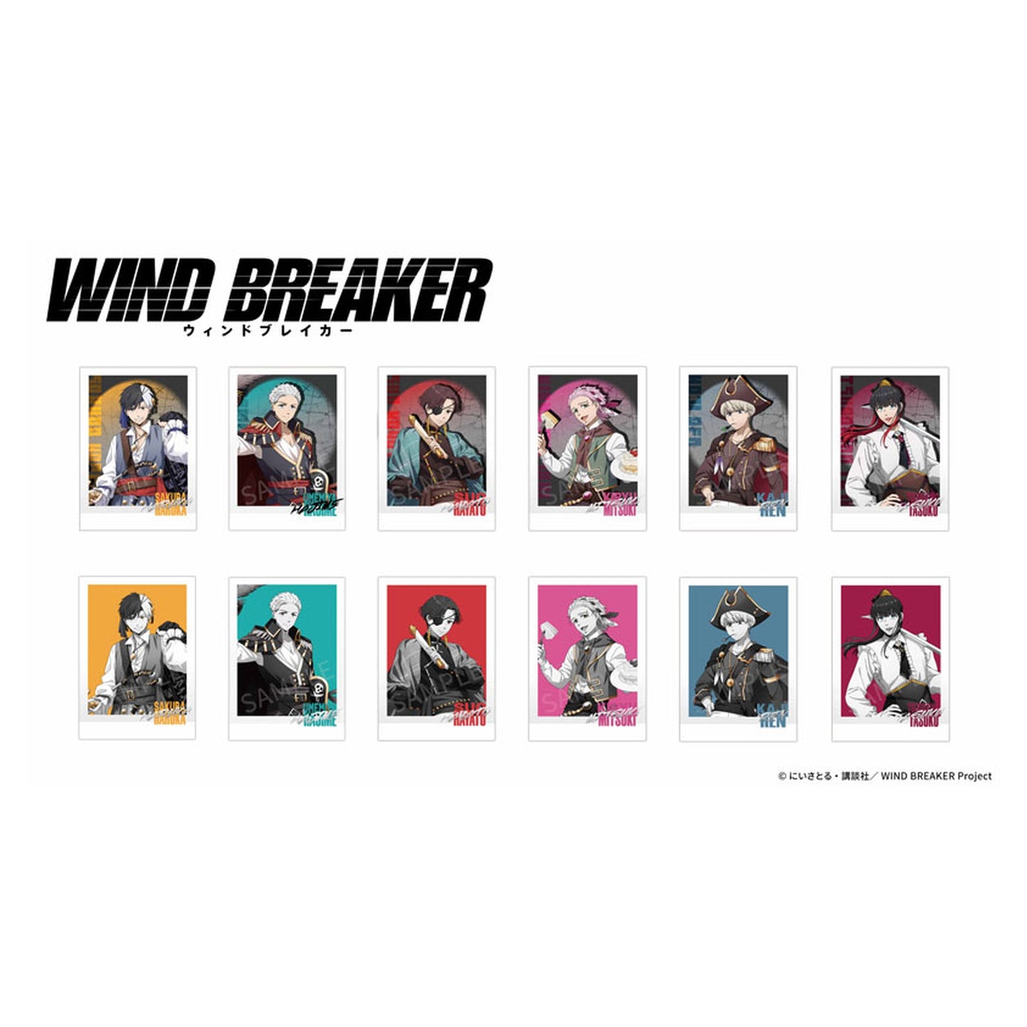 AFORCE x DRAGON HORSE WIND BREAKER (Pirate Ver.) Instant Camera Style Bromide (Glossy Card) 12Pack BOX - Image 1