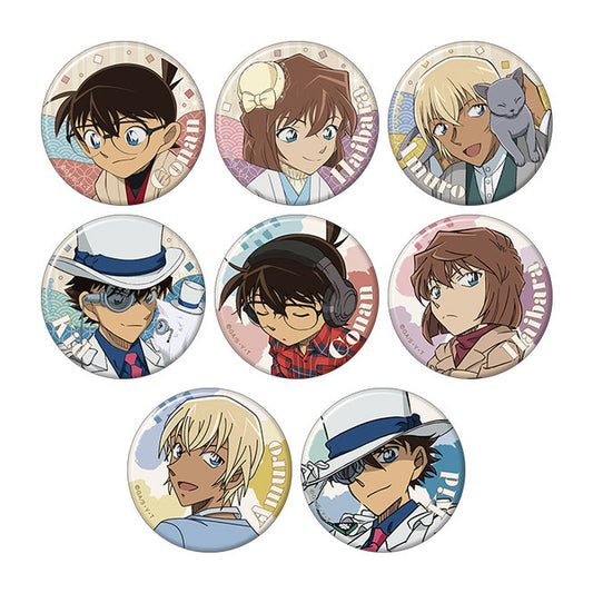 Detective Conan Chara Badge Collection 9Pack BOX - Image 1