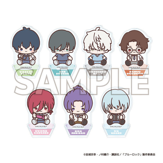 Bluelock Trading Mini Acrylic Stand Bluelock Clinic Chibi 7Pack BOX - Image 1