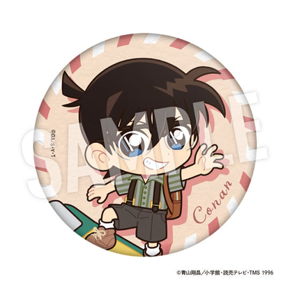 Detective Conan Chibi Trading Tin Badge 8 Pack Box - Image 1