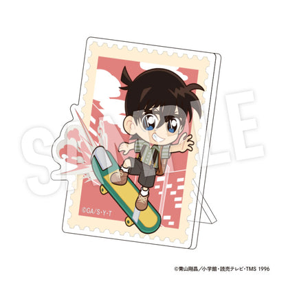Detective Conan Trading Acrylic Badge Stand Chibi 8Pack BOX - Image 1