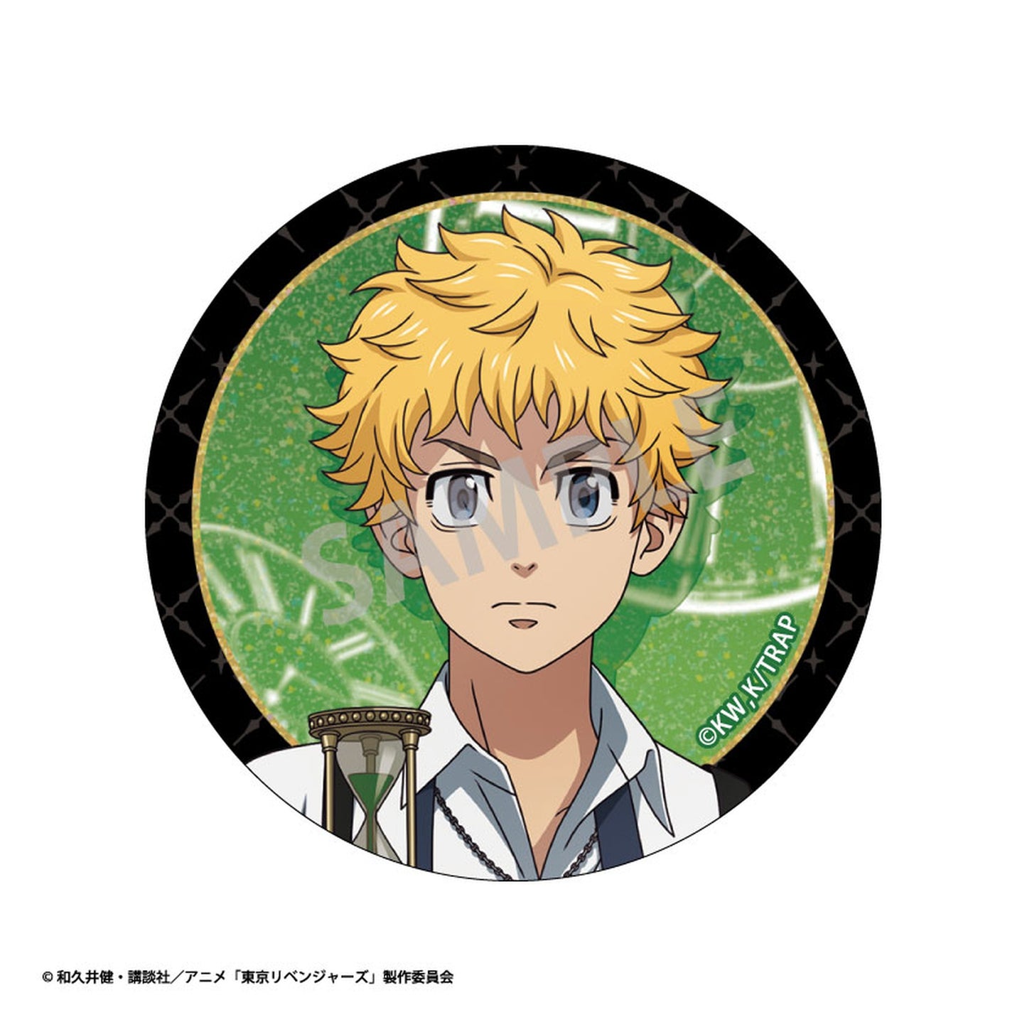 Tokyo Revengers Trading Glitter Tin Badge Monotone Coordinate x Watch 10Pack BOX - Image 1