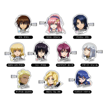 Collection Hair Clip Mobile Suit Gundam SEED Freedom 10Pack BOX - Image 1
