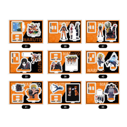 NARUTO Shippuden Acrylic Stand Collection -NARUTO 72 series- 9Pack BOX - Image 1