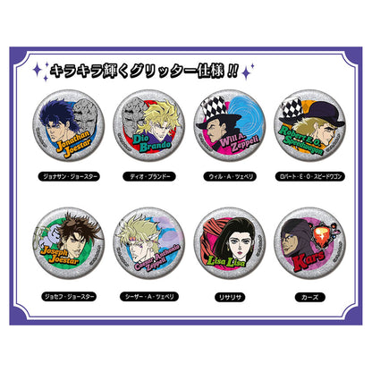 JoJo's Bizarre Adventure Phantom Blood / Battle Tendency Vol.2 Glitter CAN Badge 8Pack BOX - Image 1