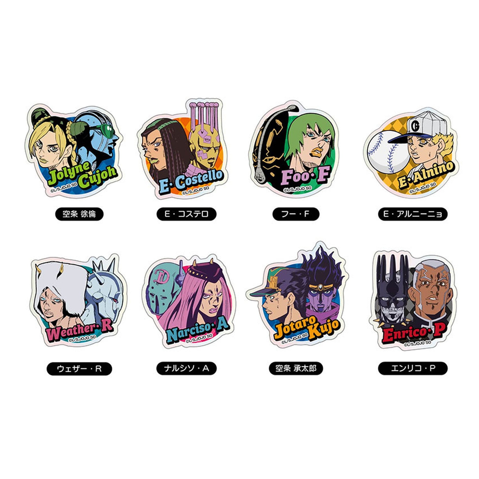 Kiratto Device Sticker JoJo's Bizarre Adventure Stone Ocean 16 Pack BOX - Image 1