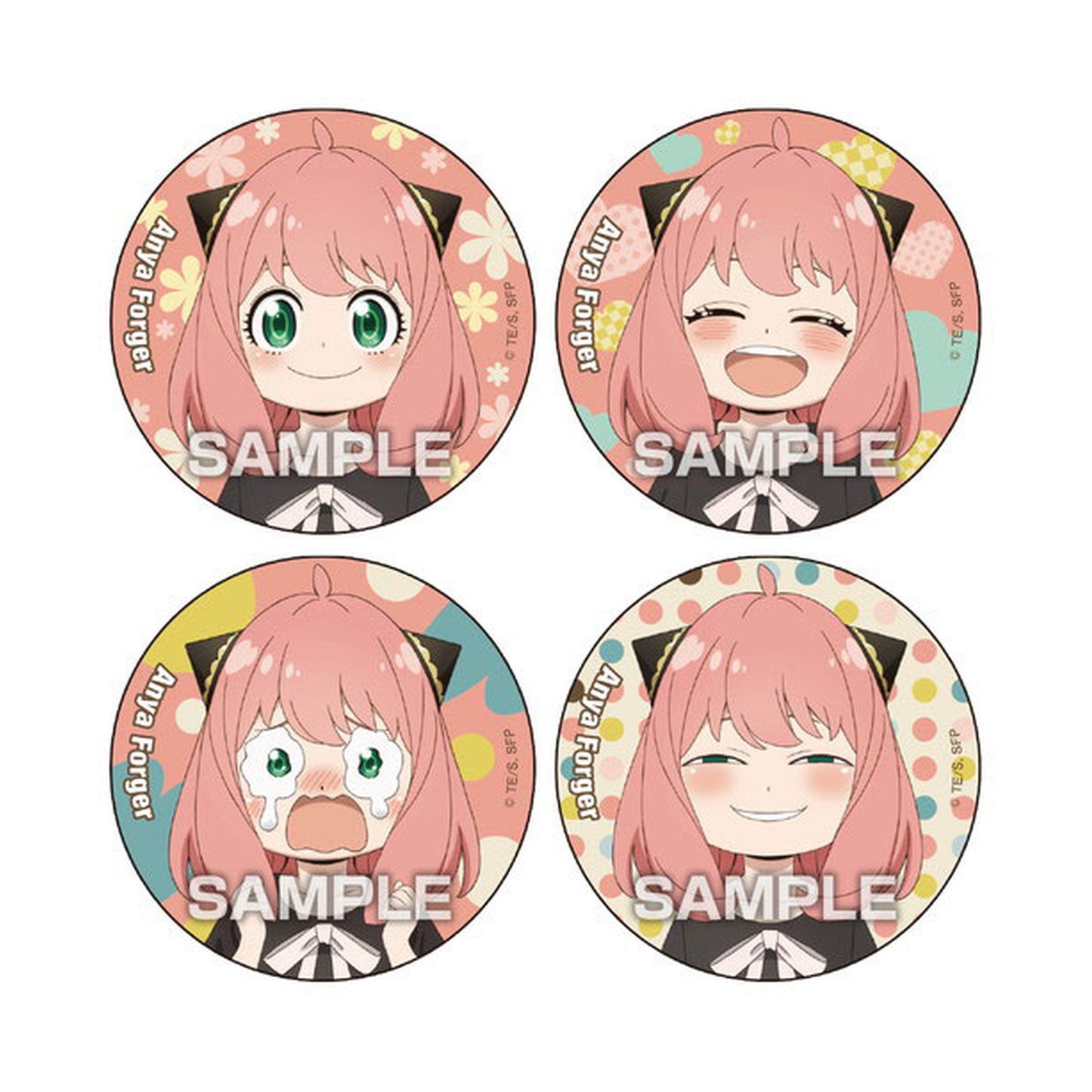TV Anime Spy x Family Tin Badge Collection Gum 10Pack BOX (CANDY TOY) - Image 1