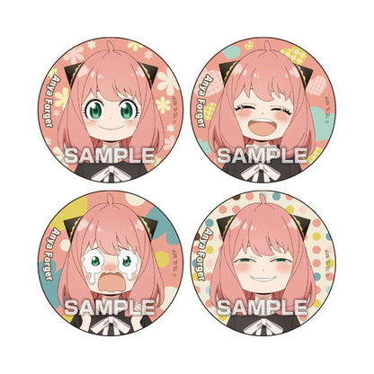 TV Anime Spy x Family Tin Badge Collection Gum 10Pack BOX (CANDY TOY) - Image 1
