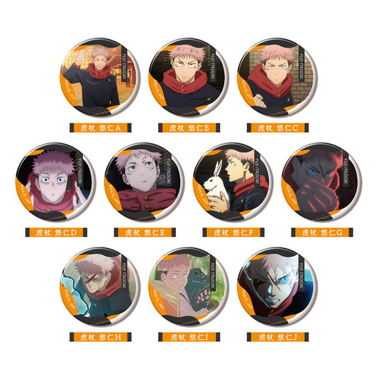 Memory CAN Badge Jujutsu Kaisen Yuji Itadori 10 Pack Box - Image 1