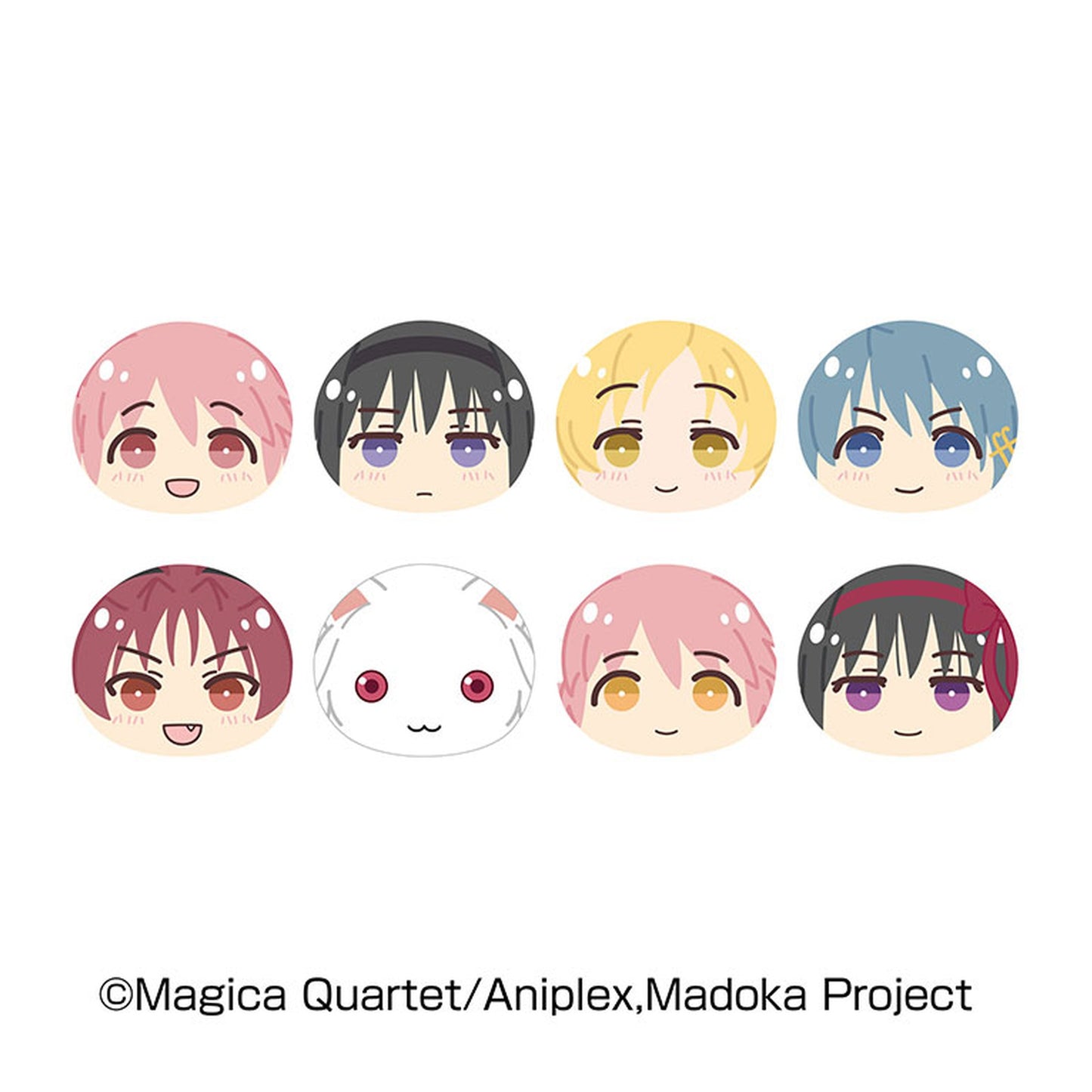 Puella Magi Madoka Magica the Movie: Rebellion Omanjuu Niginigi Mascot 8Pack BOX - Image 1