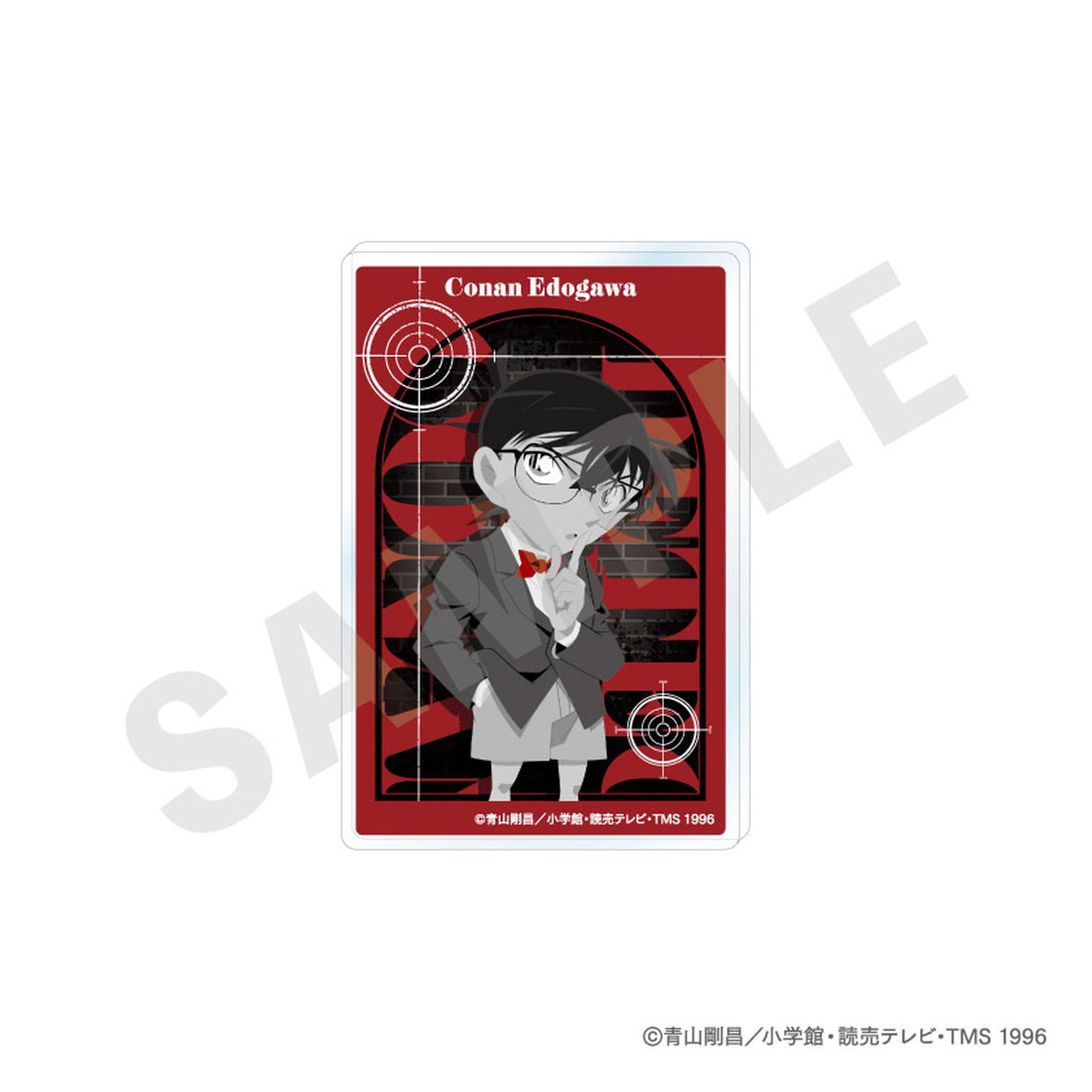 "Detective Conan" Paint Craft Series Trading Acrylic Card Monochrome ver. 10Item Set - Image 1