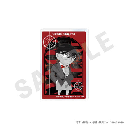 "Detective Conan" Paint Craft Series Trading Acrylic Card Monochrome ver. 10Item Set - Image 1
