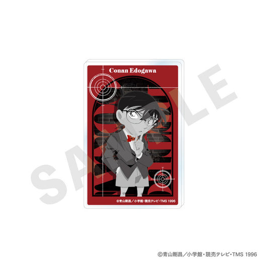 "Detective Conan" Paint Craft Series Trading Acrylic Card Monochrome ver. 10Item Set - Image 1