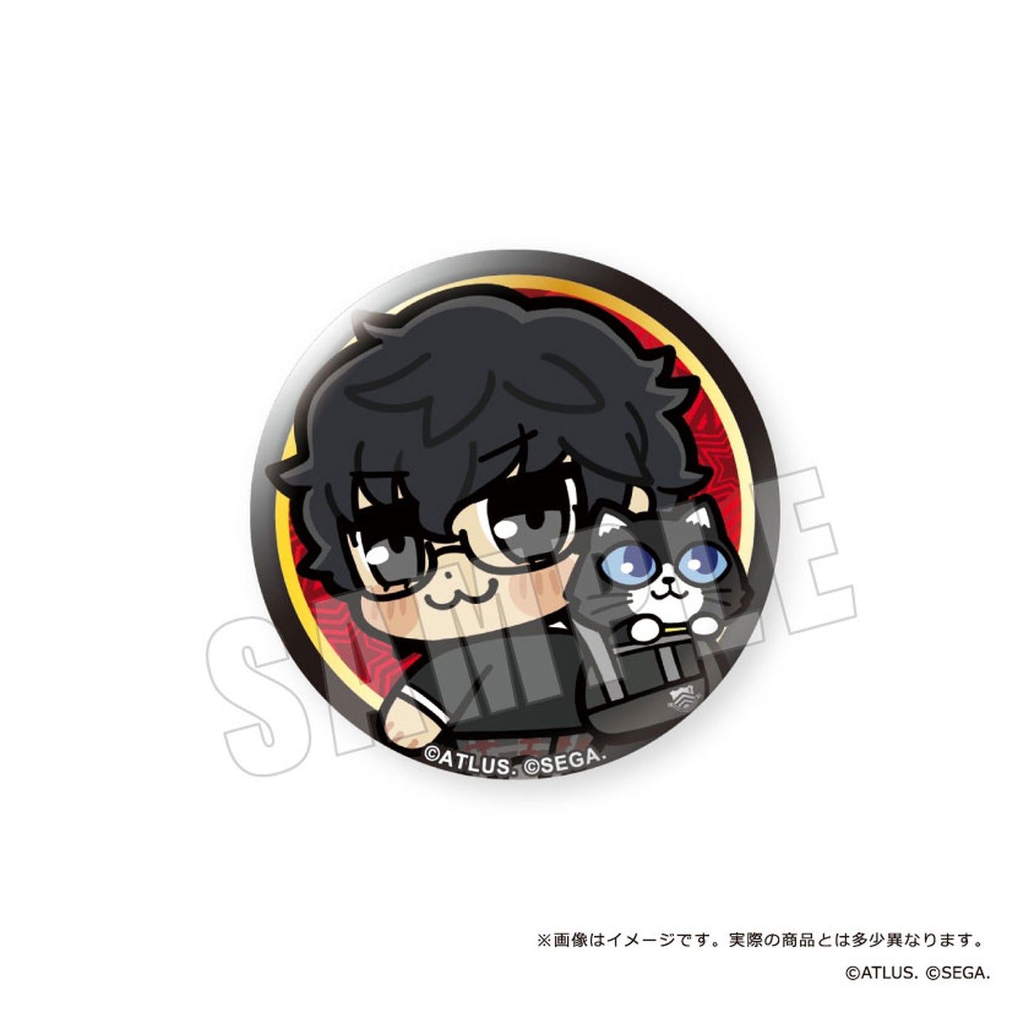 Persona 5 Royal Protagonist Tin Badge Vol.1 6Pack BOX - Image 1