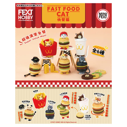 MINI FEXT Fast Food Cat Series Trading Figure 6Pack BOX - Image 1