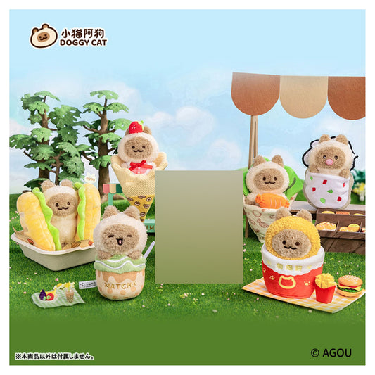 Doggy Cat Street Food Series Trading Plush 6Pack BOX - Image 1