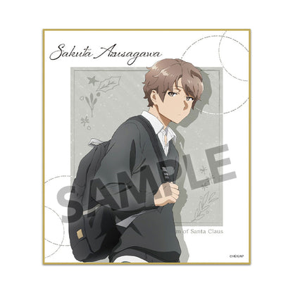 Rascal Does Not Dream of Santa Claus Trading Mini Shikishi 12Pack BOX - Image 1