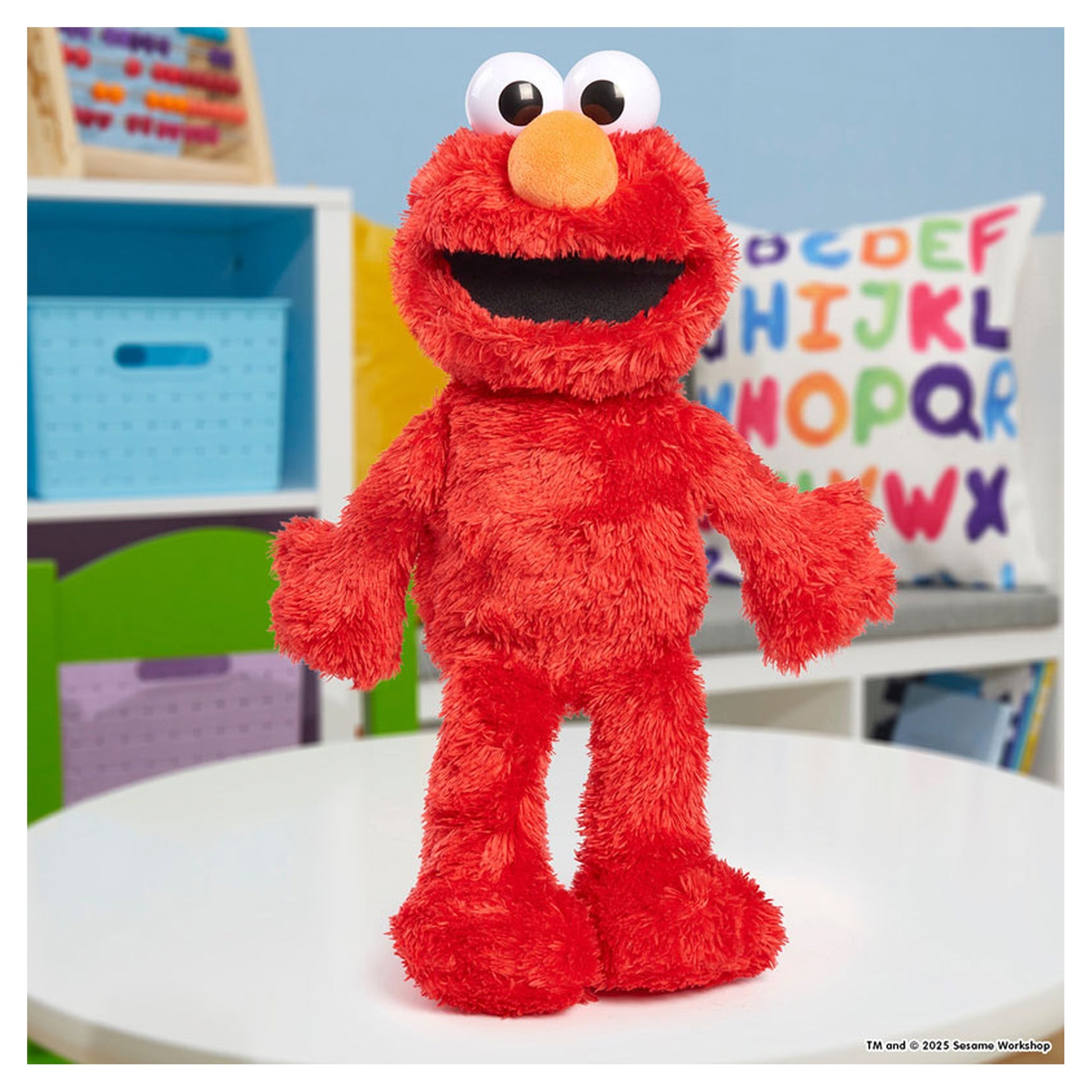Sesame Street L Size Smart Plush Tickling Elmo - Image 1