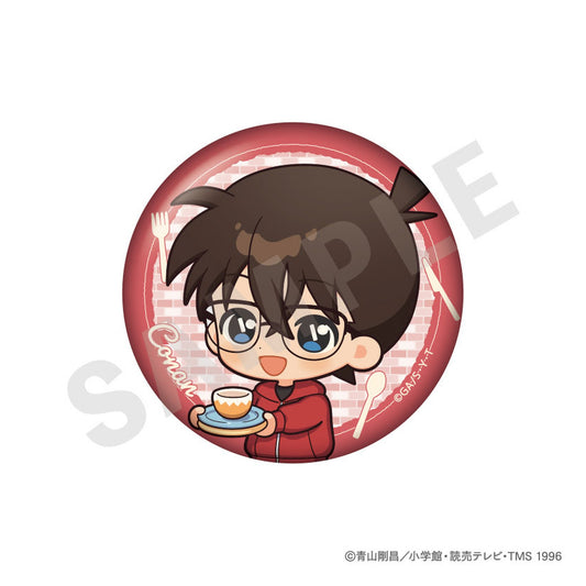 Detective Conan Trading Tin Badge Mini Chara Kitchen ver. 8Pack BOX - Image 1