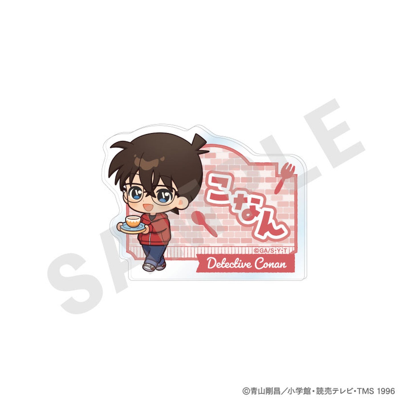 Detective Conan Trading Name Badge Mini Chara Kitchen ver. 8 Item Set - Image 1