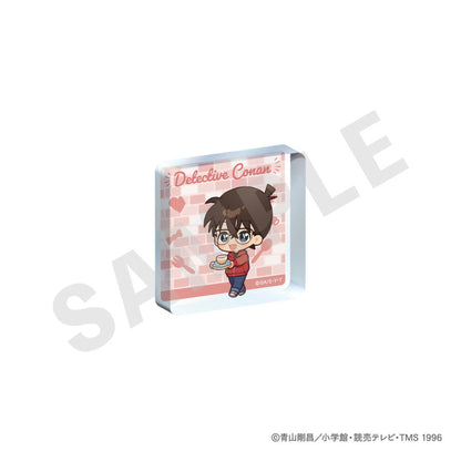 "Detective Conan" Trading Mini Acrylic Block Mini Chara Kitchen ver. 8Item Set - Image 1