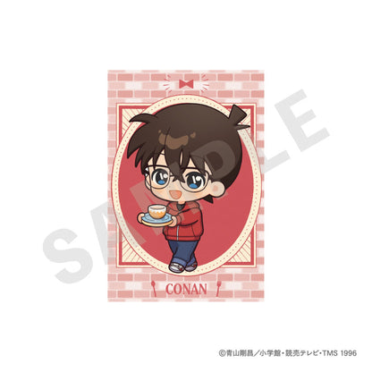 Detective Conan Trading Postcard Mini Chara Kitchen ver. 8Item Set - Image 1