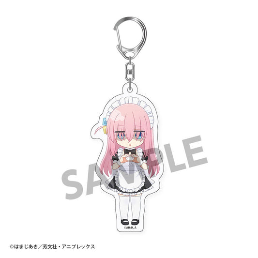 Pic-Lil! BOCCHI THE ROCK! Trading Acrylic Keychain Maid ver. 10Pack BOX - Image 1