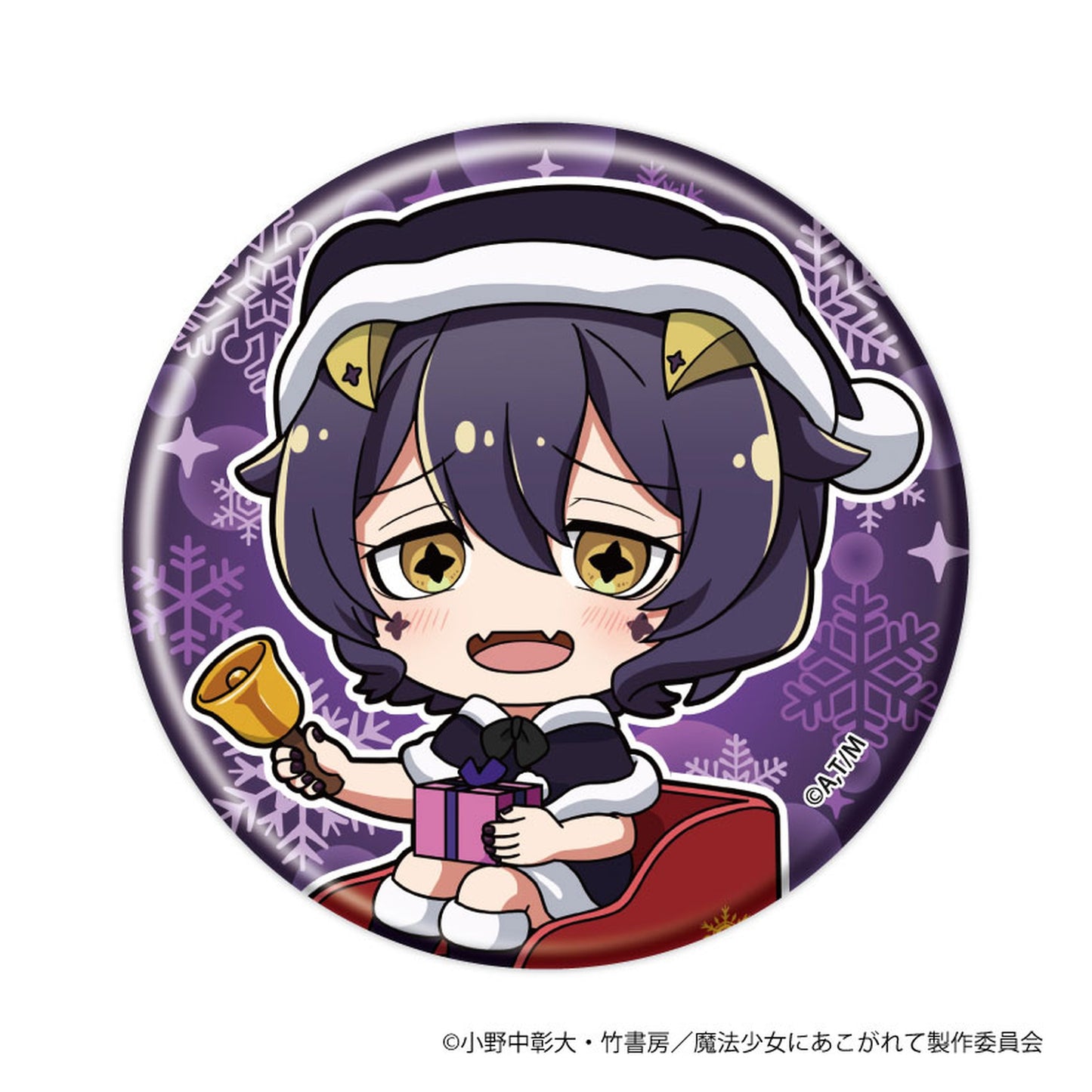Tin Badge Gushing over Magical Girls Mini Chara Illustration 8Pack BOX - Image 1