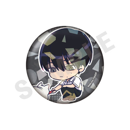 "The Summer Hikaru Died" Trading Hologram Tin Badge Mini Chara ver. 8Item Set - Image 1