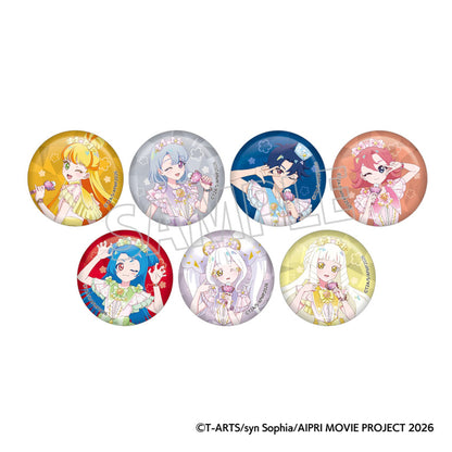 Secret Aipri Mankai Buzzrium Live! Hologram Chara Badge Collection 7Pack BOX - Image 1